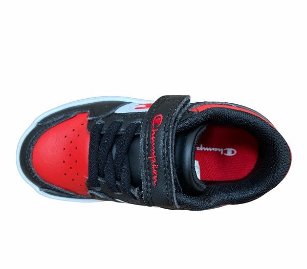 Champion scarpa sneakers da bambino Rebound 2.0 Low 2258-CHA-KK002 NBK/WHT/RED nero-bianco-rosso joggers' requirement