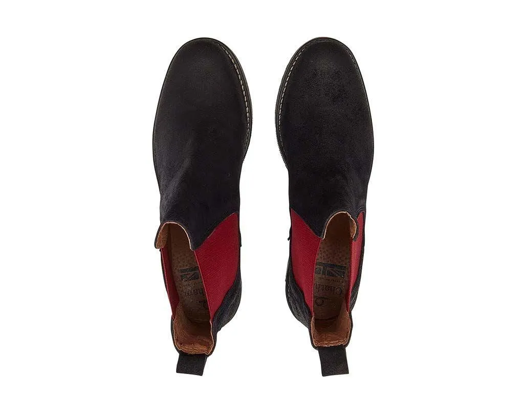 Chatham Women's Arlington Premium Suede Chelsea Boots in 3 Colour Options 3 to 8