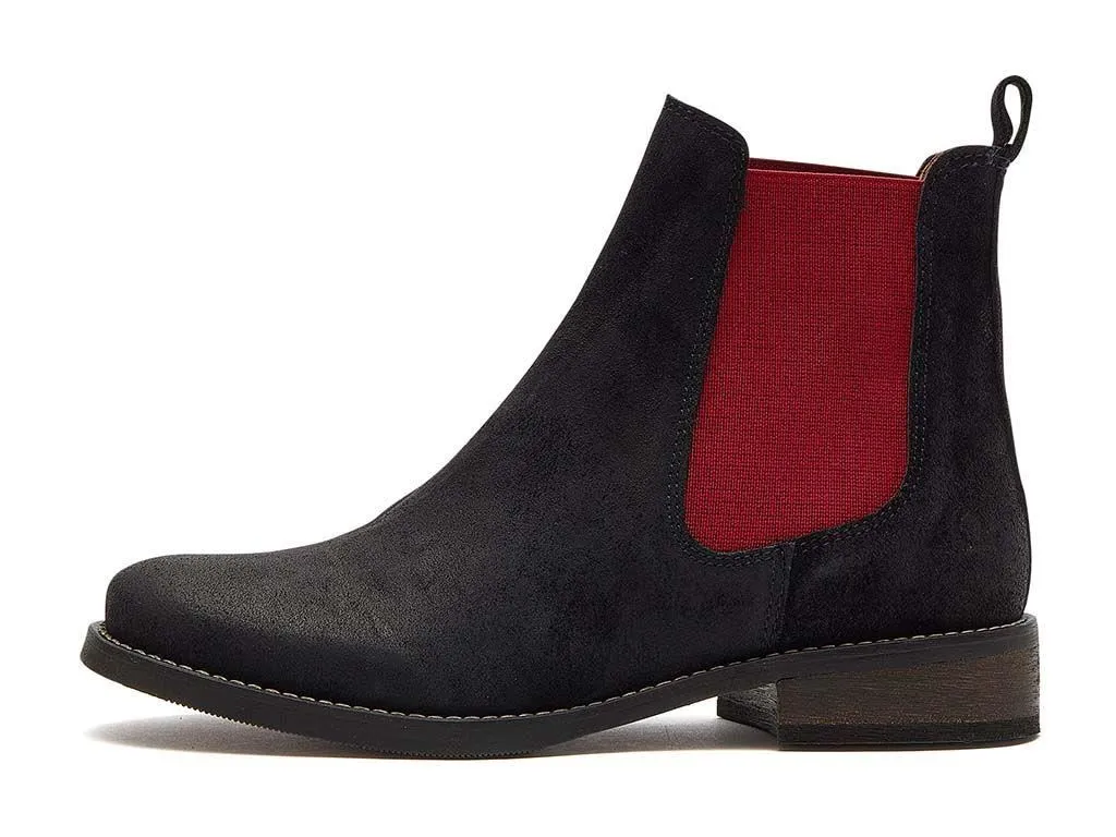Chatham Women's Arlington Premium Suede Chelsea Boots in 3 Colour Options 3 to 8