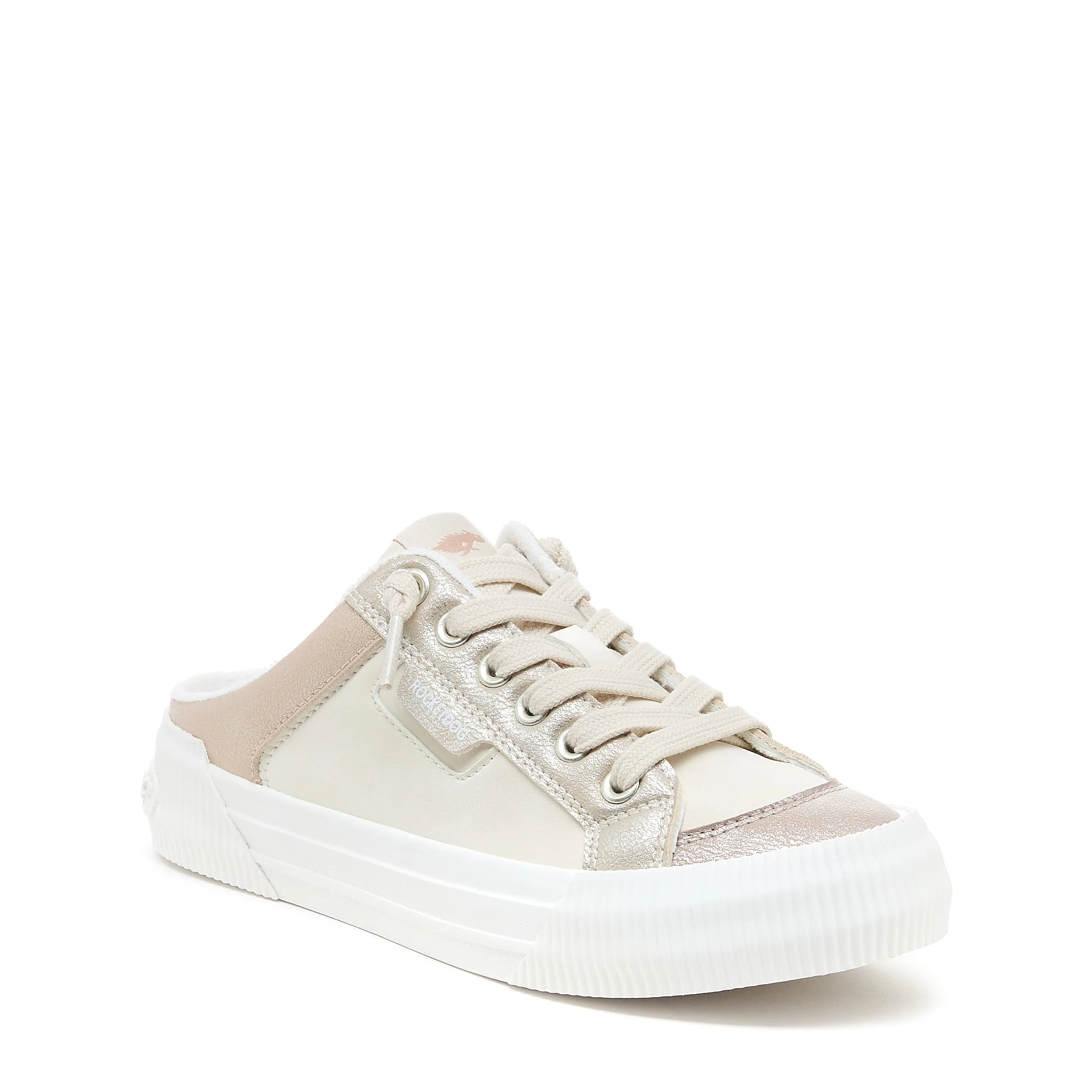 Cheery Bronze Color Block Mule Sneaker