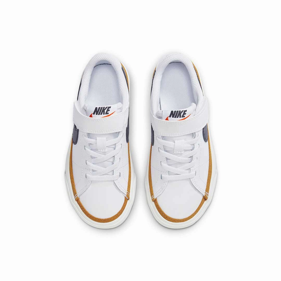 Classic Activity Stitched Detailing Nike - Kids' (Preschool) Court Legacy Shoes (DA5381 102)