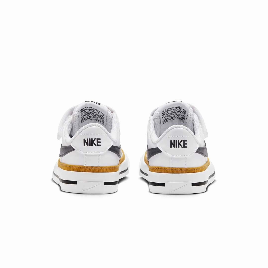 Nike - Kids' (Preschool) Court Legacy Shoes (DA5381 102) Sport Driven Quick Lace Toggle