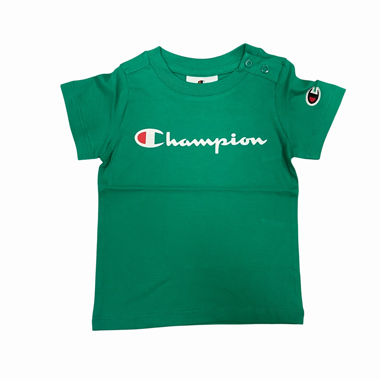 Champion 3 magliette manica corta da bambino 306900 BS501 blu-bianco-verde Seamless construction