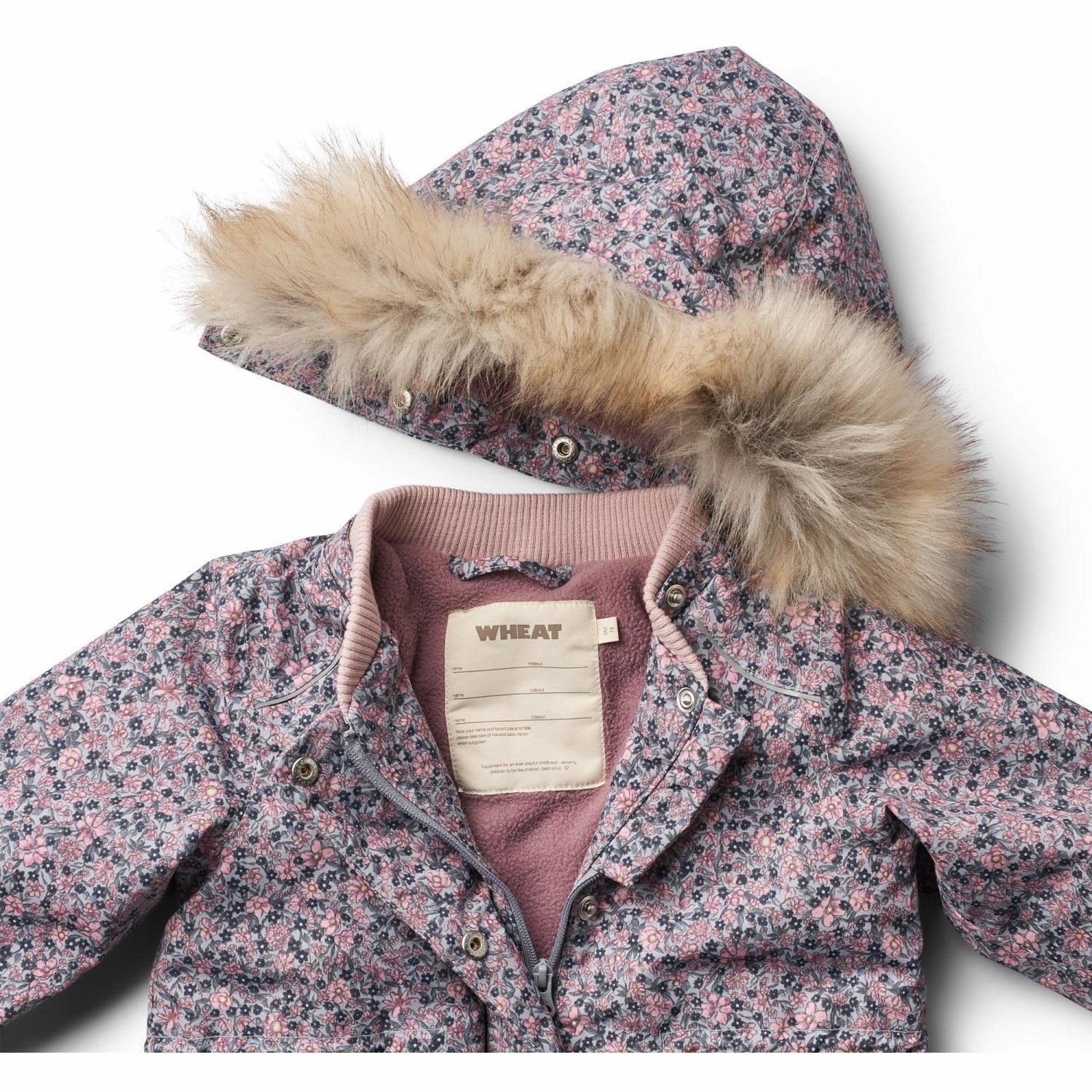 FlexibleFit Durable Outer Shell Wheat Winter Flowers Jacket Mathilde Tech