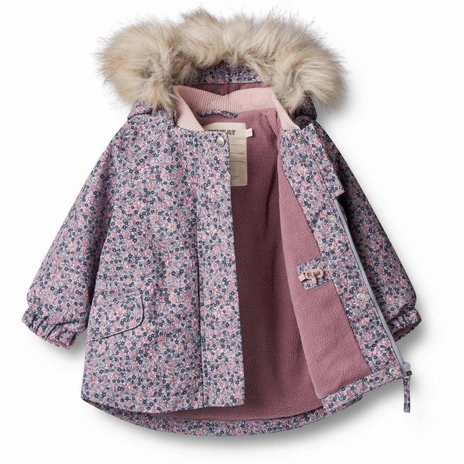 Wheat Winter Flowers Jacket Mathilde Tech Noise Free Material
