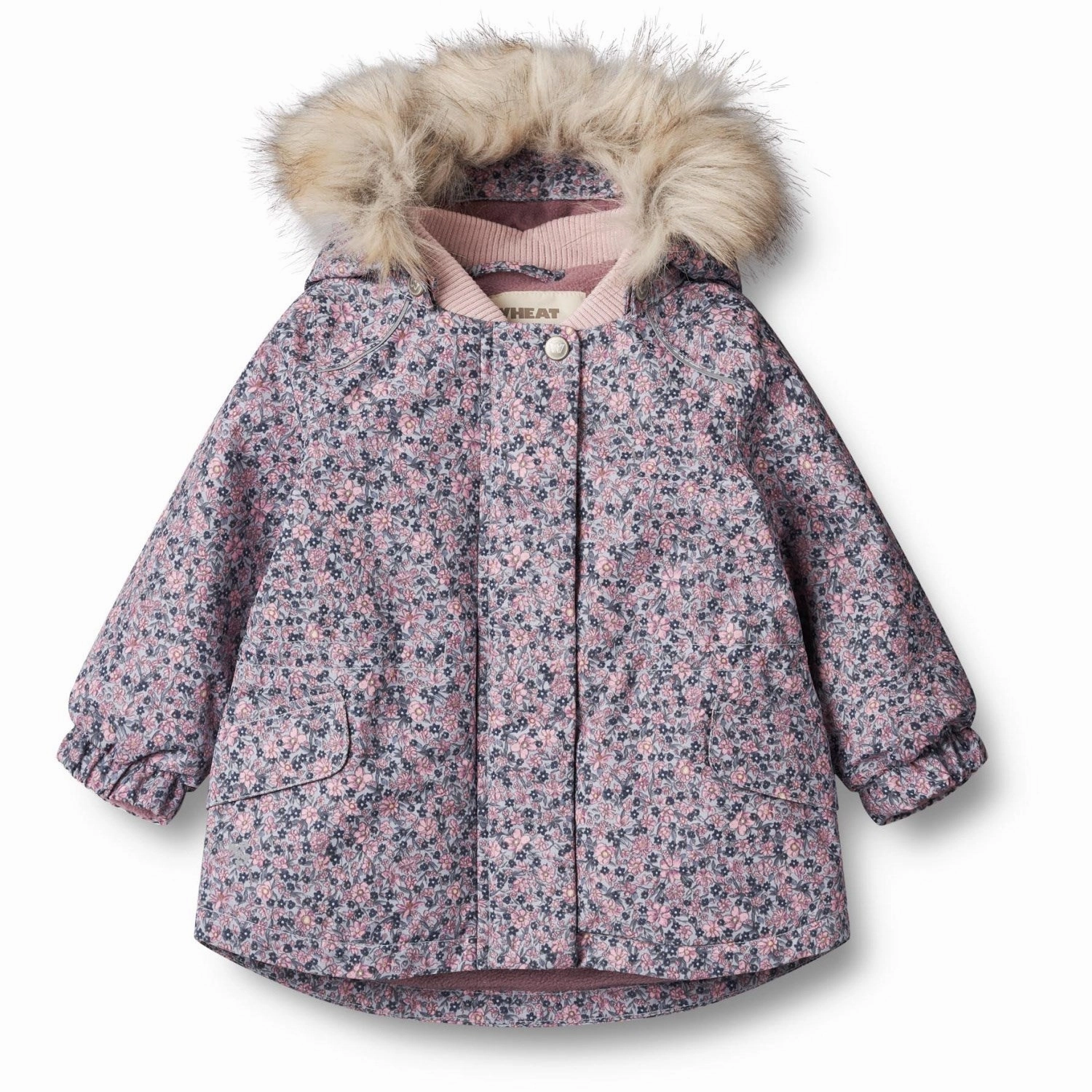 Cross Ventilation Panels Sleek Layer Fit Wheat Winter Flowers Jacket Mathilde Tech