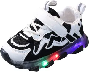 Children Running Shoes Light Running Girls Kids Sport Luminous Children Baby Sneakers Shoes Mesh Led Baby Sneakers