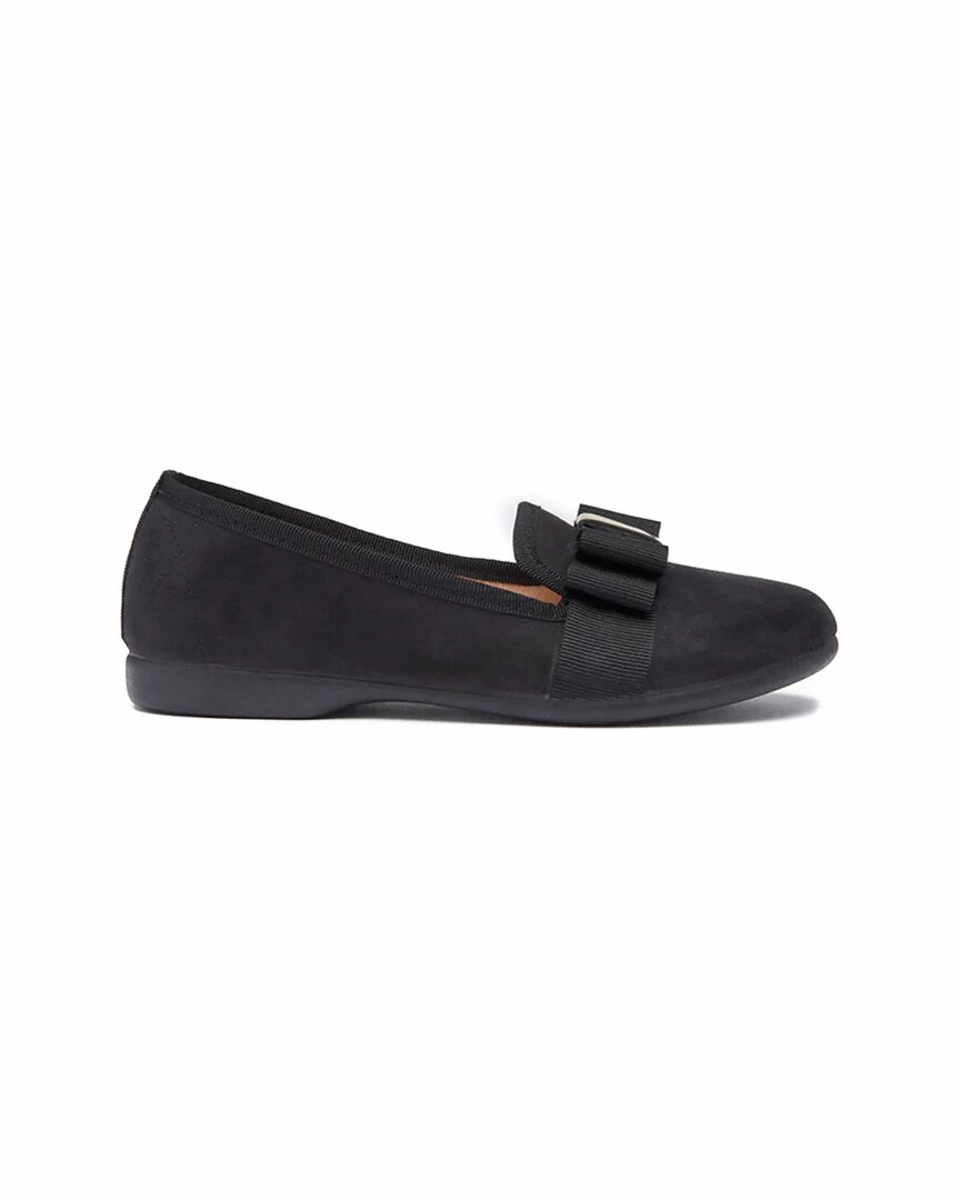 Cushioned Upper Childrenchic Bow Suede Loafer