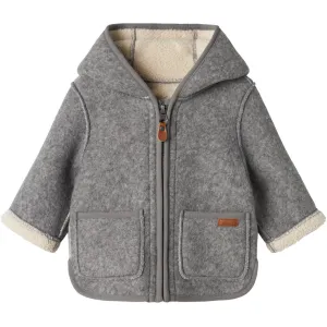 Name It Grey Melange Mily Jacket2 Quick Release Fasteners Classic Urban Wear