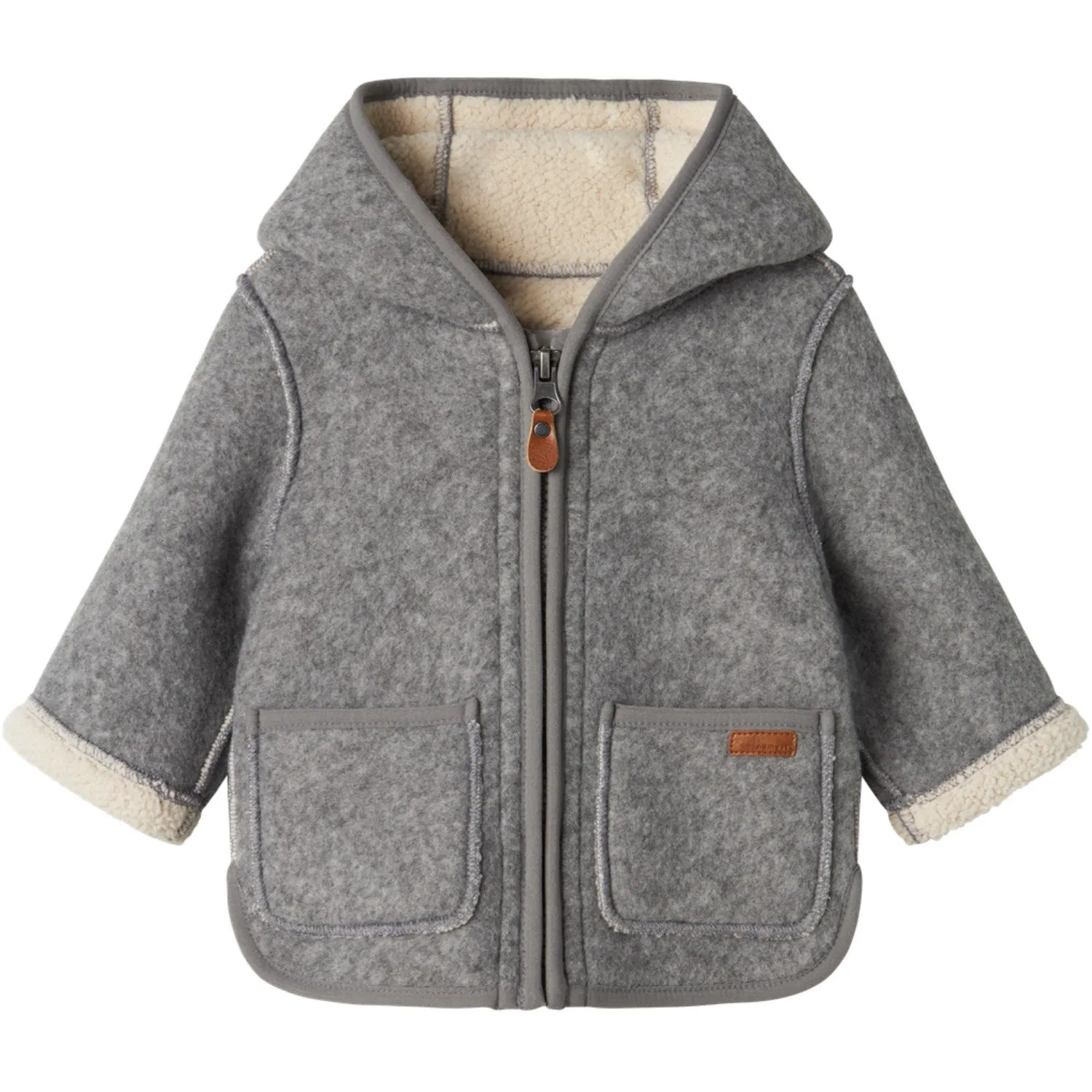 Relaxed Daily Style Name It Grey Melange Mily Jacket2