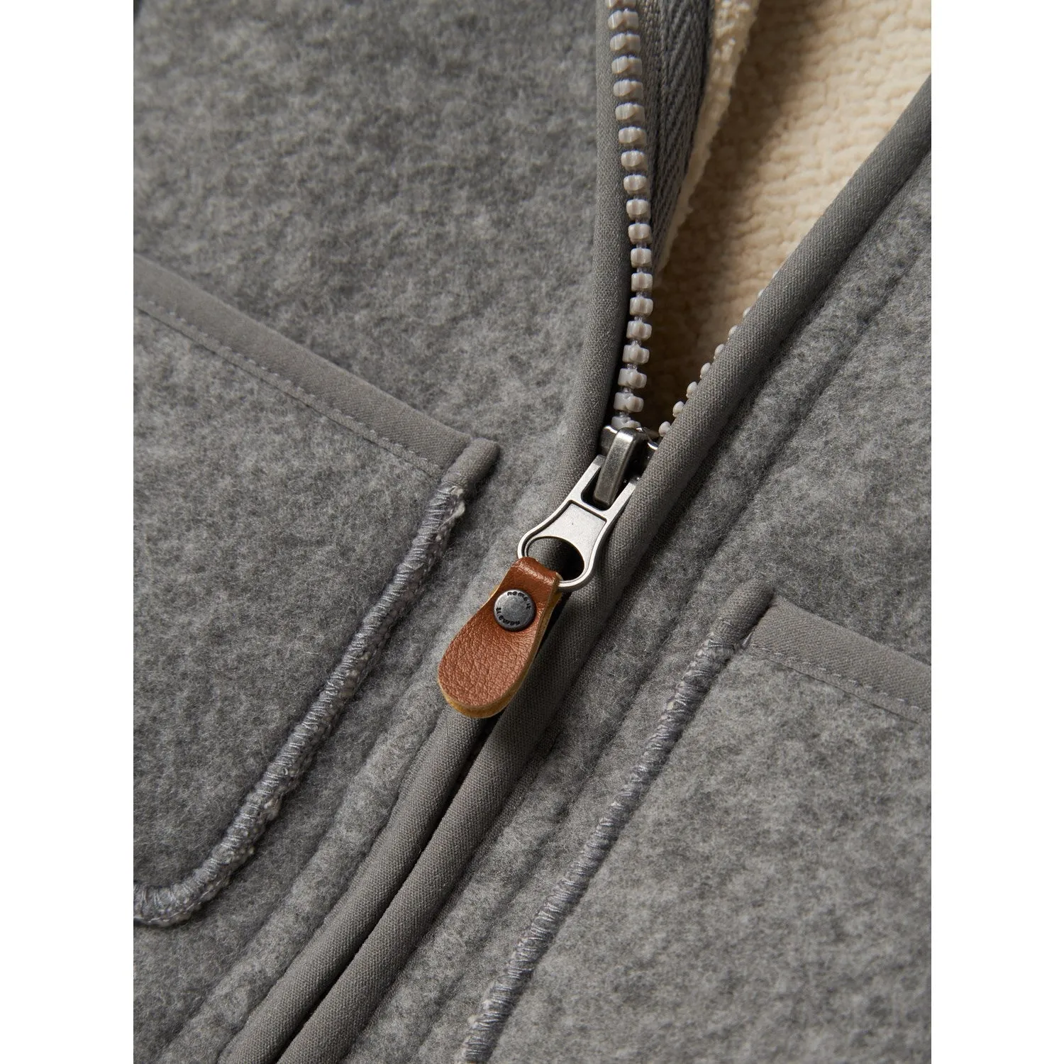 Flexible Elbow Patches Name It Grey Melange Mily Jacket2