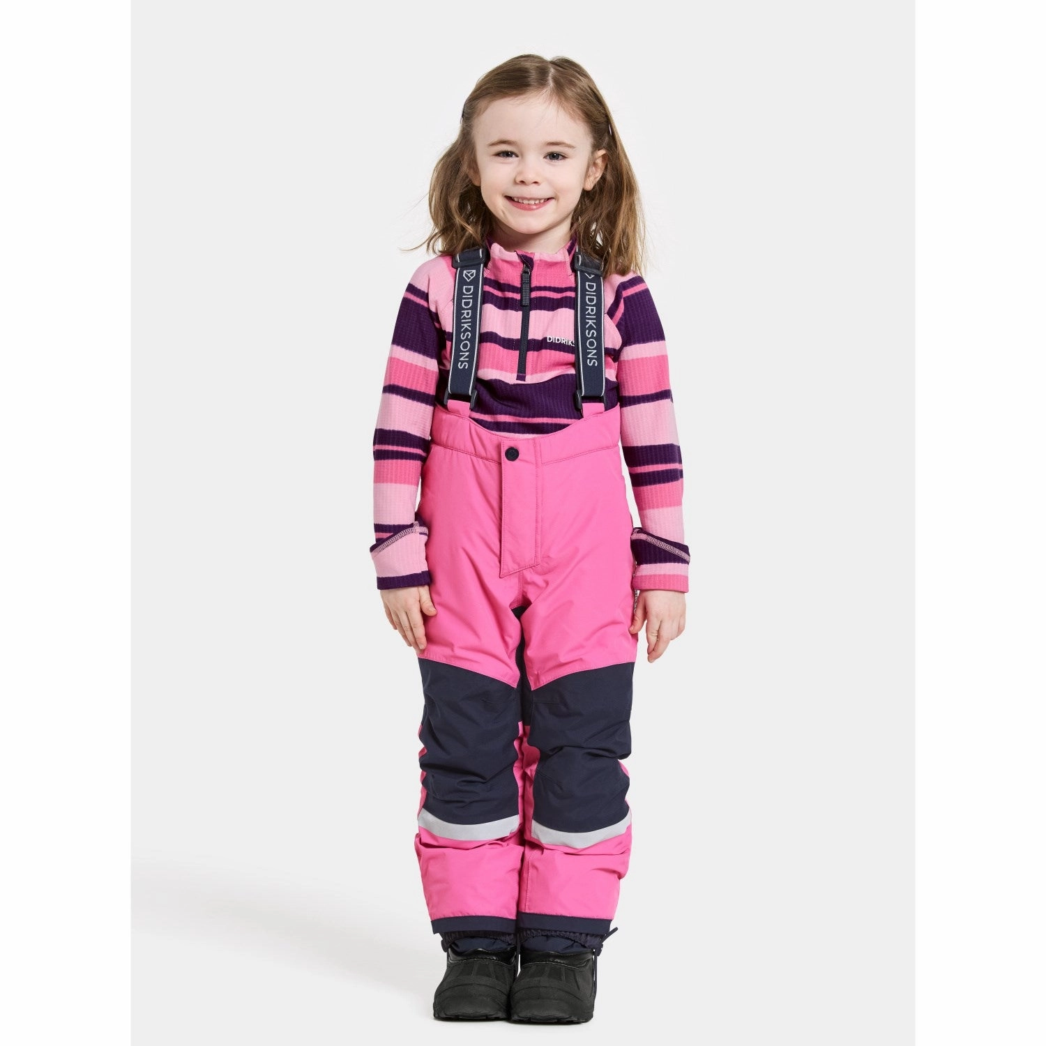 Didriksons Sweet Pink Skare Kids Set Abrasion Proof Shoulders