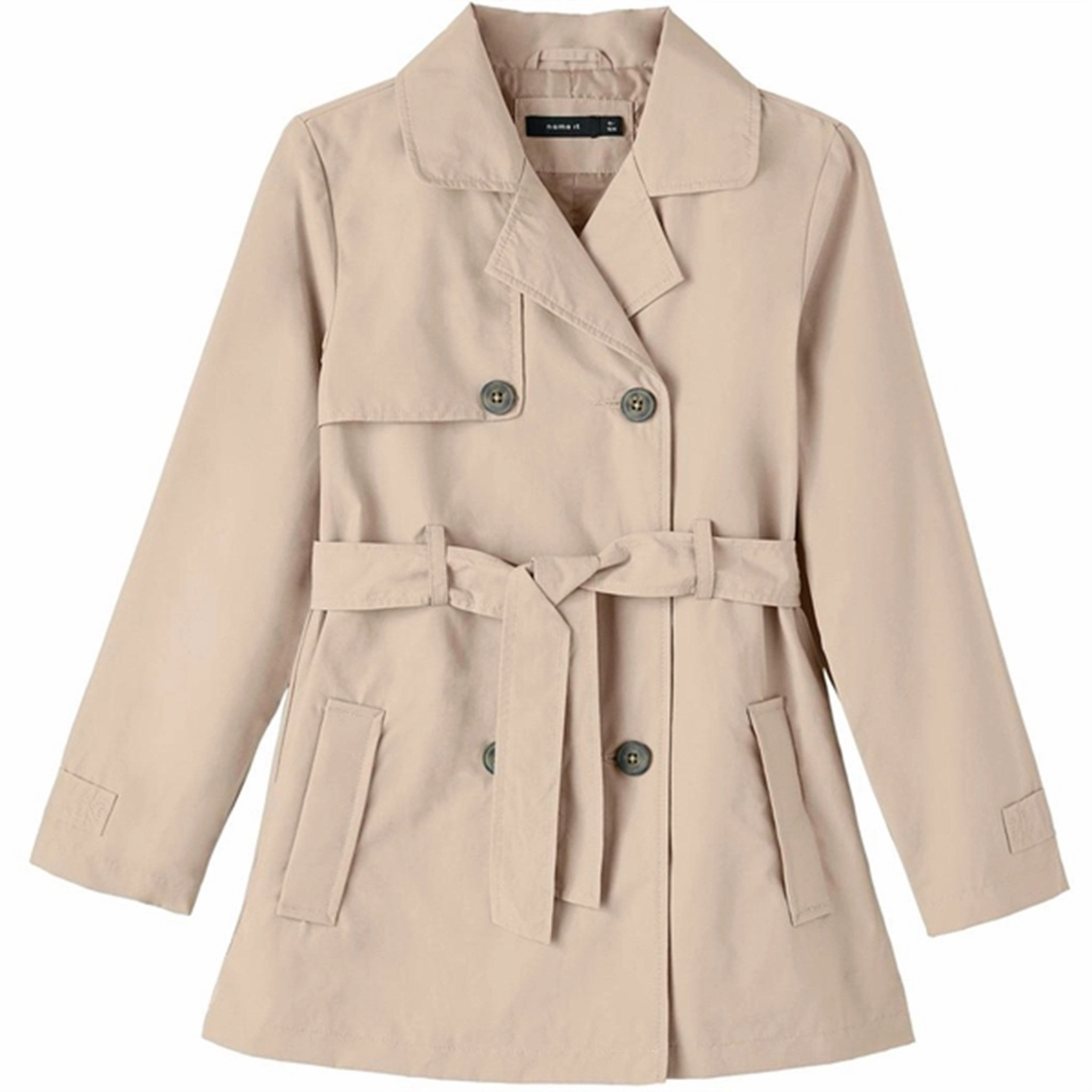 City Look Simple Chill Piece Name it Savannah Tan Madelin Trenchcoat