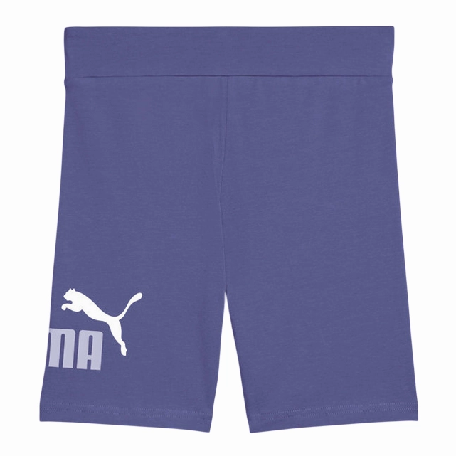 Puma Pantaloncino Ragazza 686074-46 Mirtillo Essential Logo Perfect Movement Exercise Ready