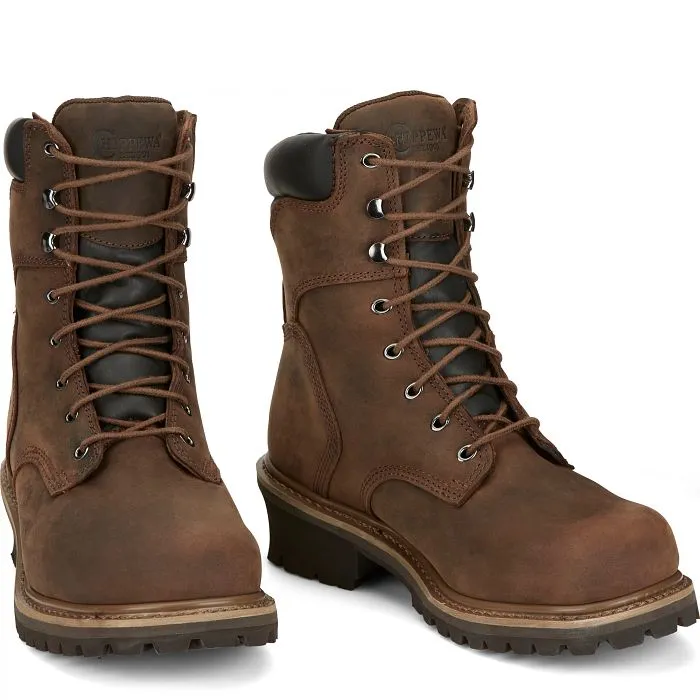 Chippewa Hador Steel Toe Waterproof Logger Boots with 400g Insulation - 55025