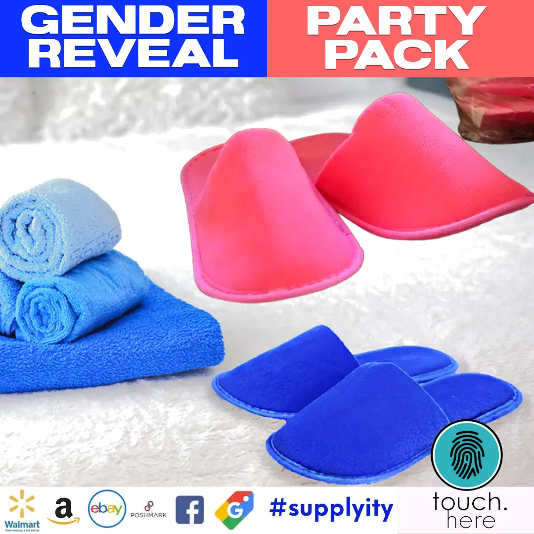 Chochili Color Mix 5 Pairs Fabric Packed Terry Cotton Disposable Hotel Slippers for Airbnb Spa Wedding Guests White Blue Green Black Red