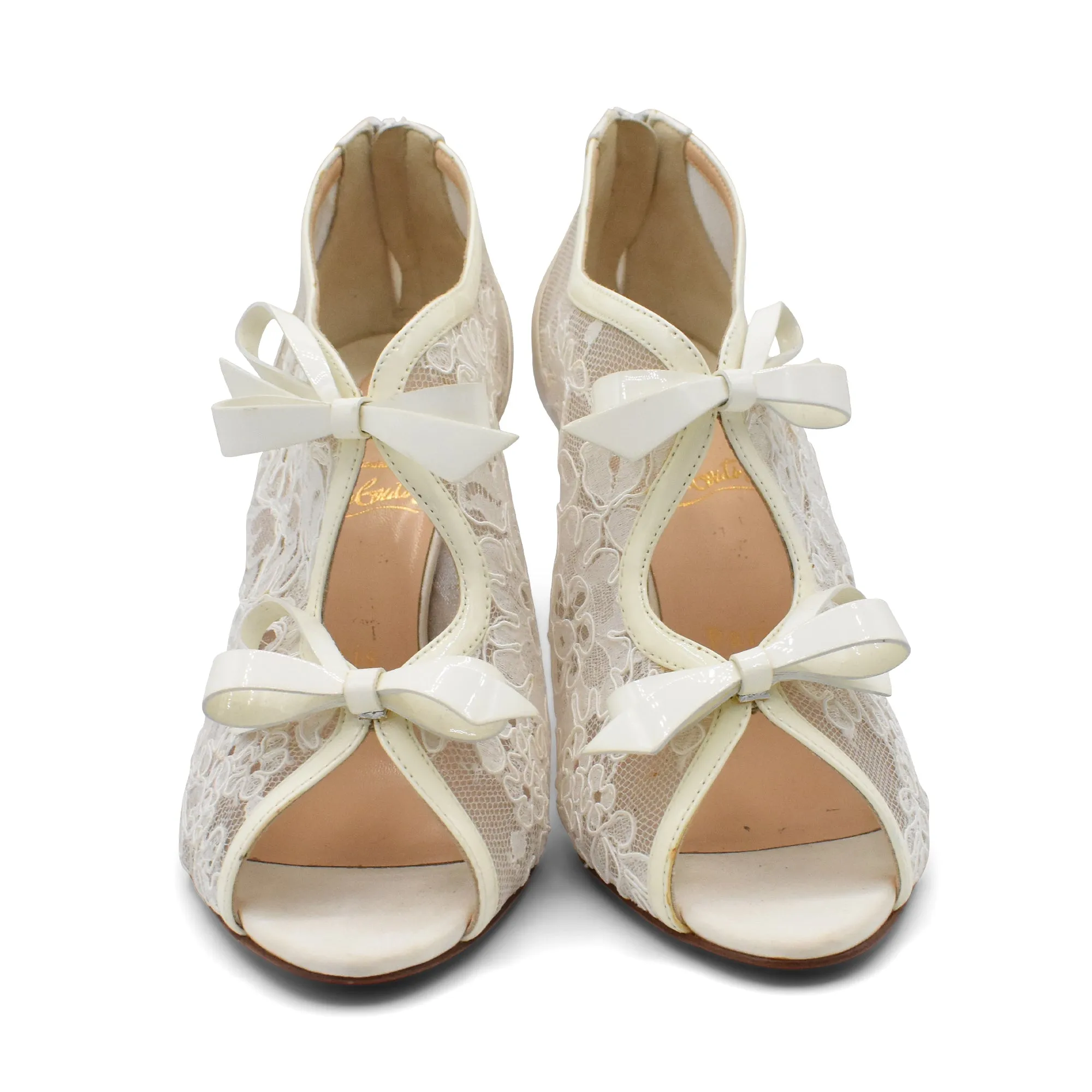 Christian Louboutin 'Empria Lace' Pumps - Women's 38.5