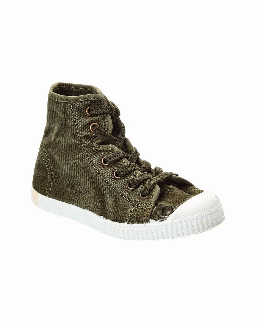 Cienta Canvas Sneaker Heel Comfort Adjustable lacing