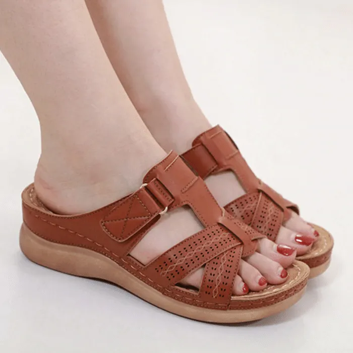 Cilool Premium Vintage Orthopedic Open Toe Sandal