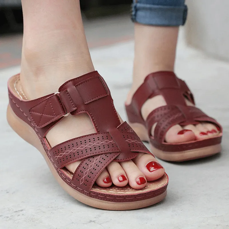 Cilool Premium Vintage Orthopedic Open Toe Sandal