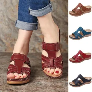 Cilool Premium Vintage Orthopedic Open Toe Sandal