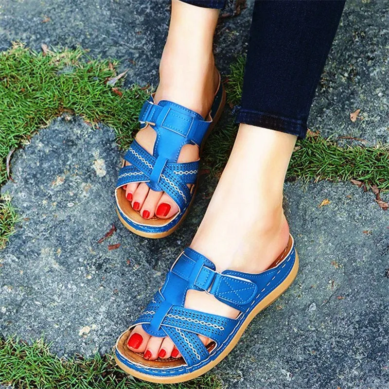 Cilool Premium Vintage Orthopedic Open Toe Sandal