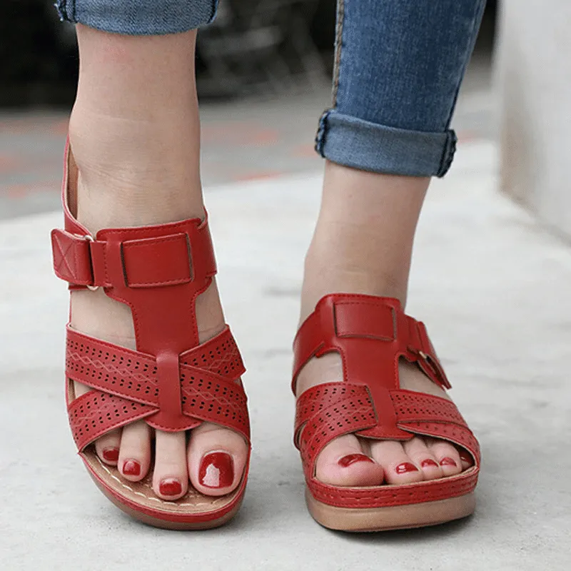Cilool Premium Vintage Orthopedic Open Toe Sandal