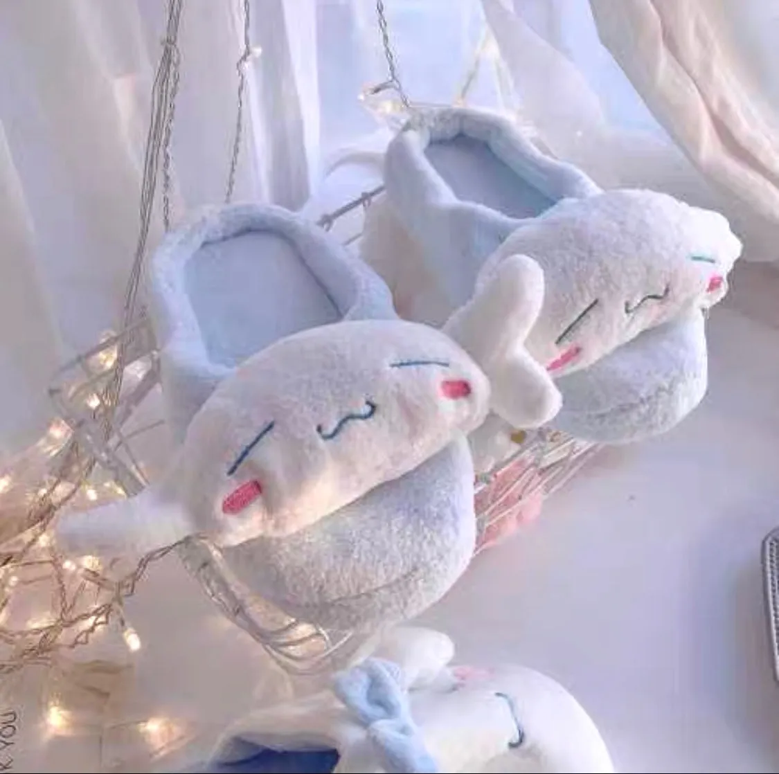 Cinnamoroll Inspired Closed Toe Slippers