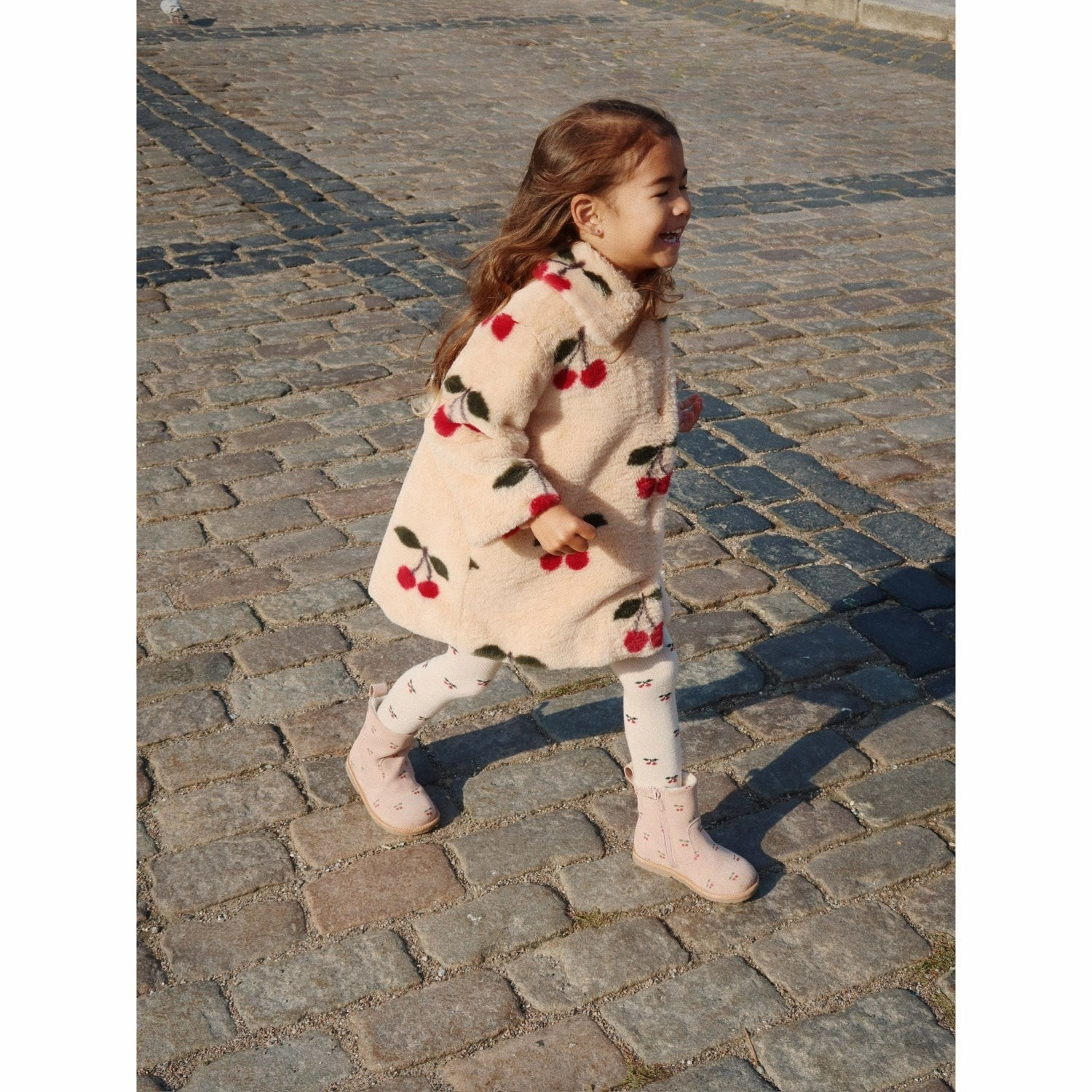 Konges Sl?jd Ma Grande Cerise Fuzzie Coat Grs Active Style