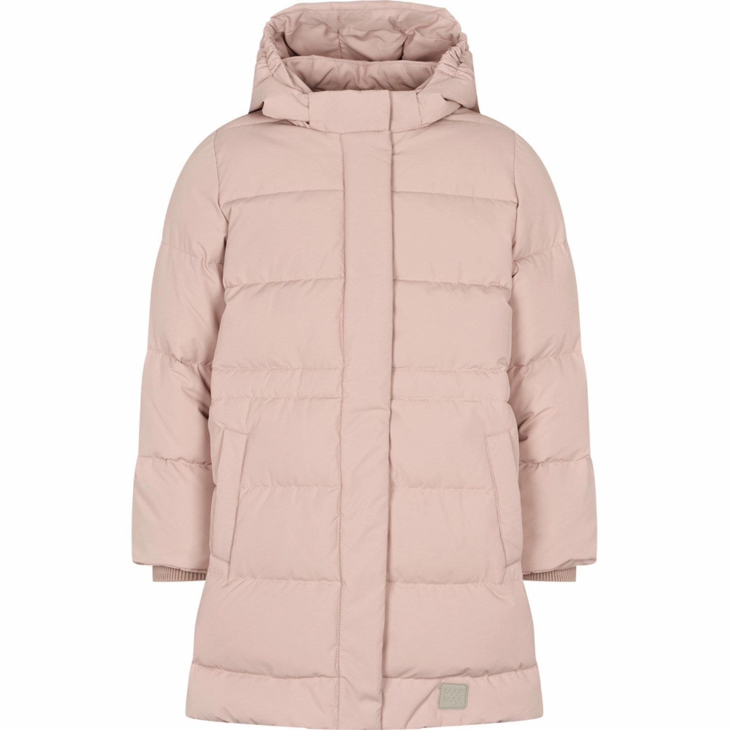 MarMar Tech. Puffer Light Plum Oxford Coat Classic Fit Cut Compression Panels
