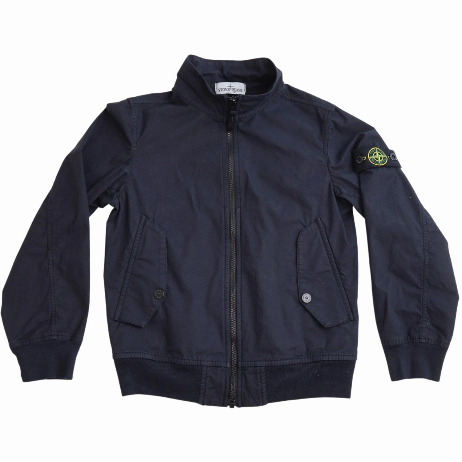 Stone Island Navy Blue Bomber Adjustable Hem Lock System SlipResistantFastenings