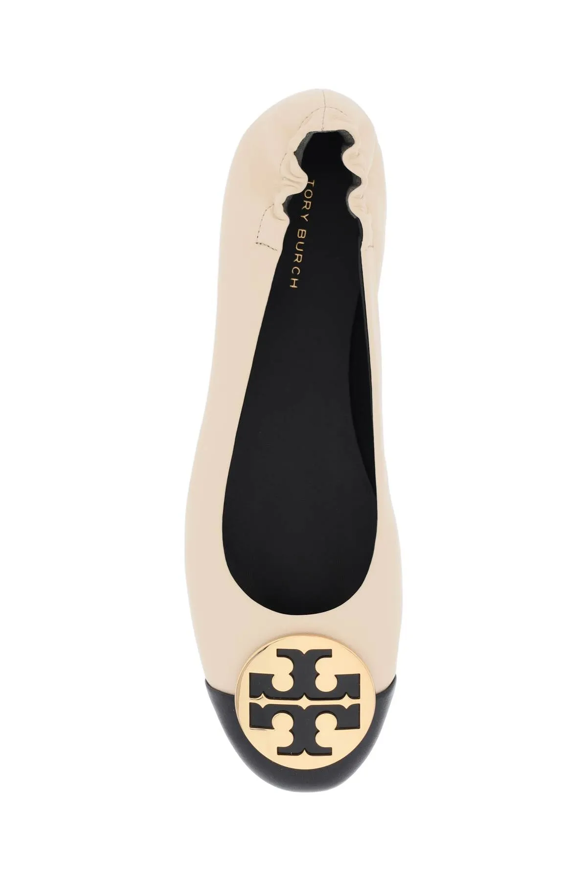 claire ballet flats 148336 NEW CREAM / BLACK / GOLD
