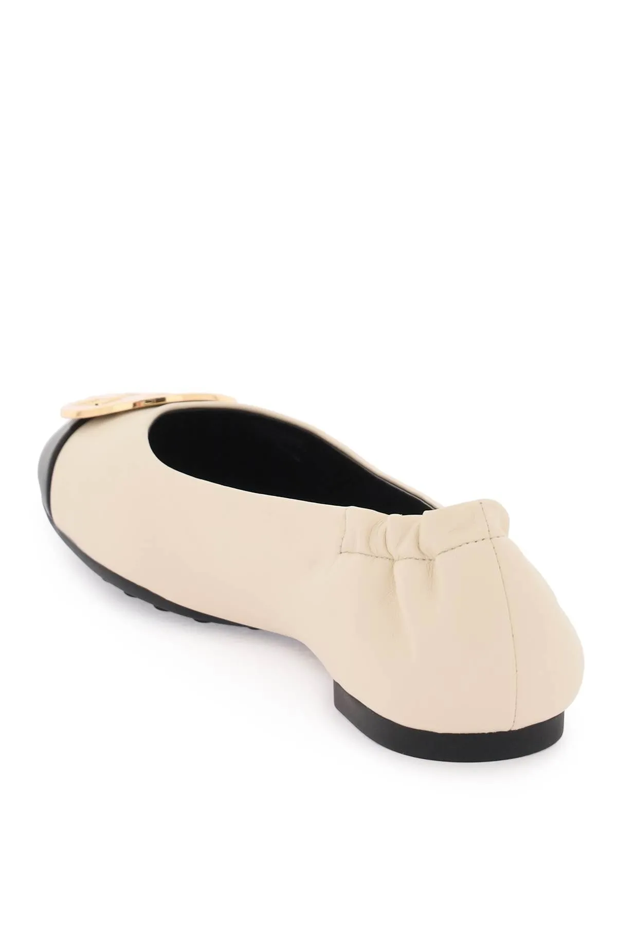 claire ballet flats 148336 NEW CREAM / BLACK / GOLD