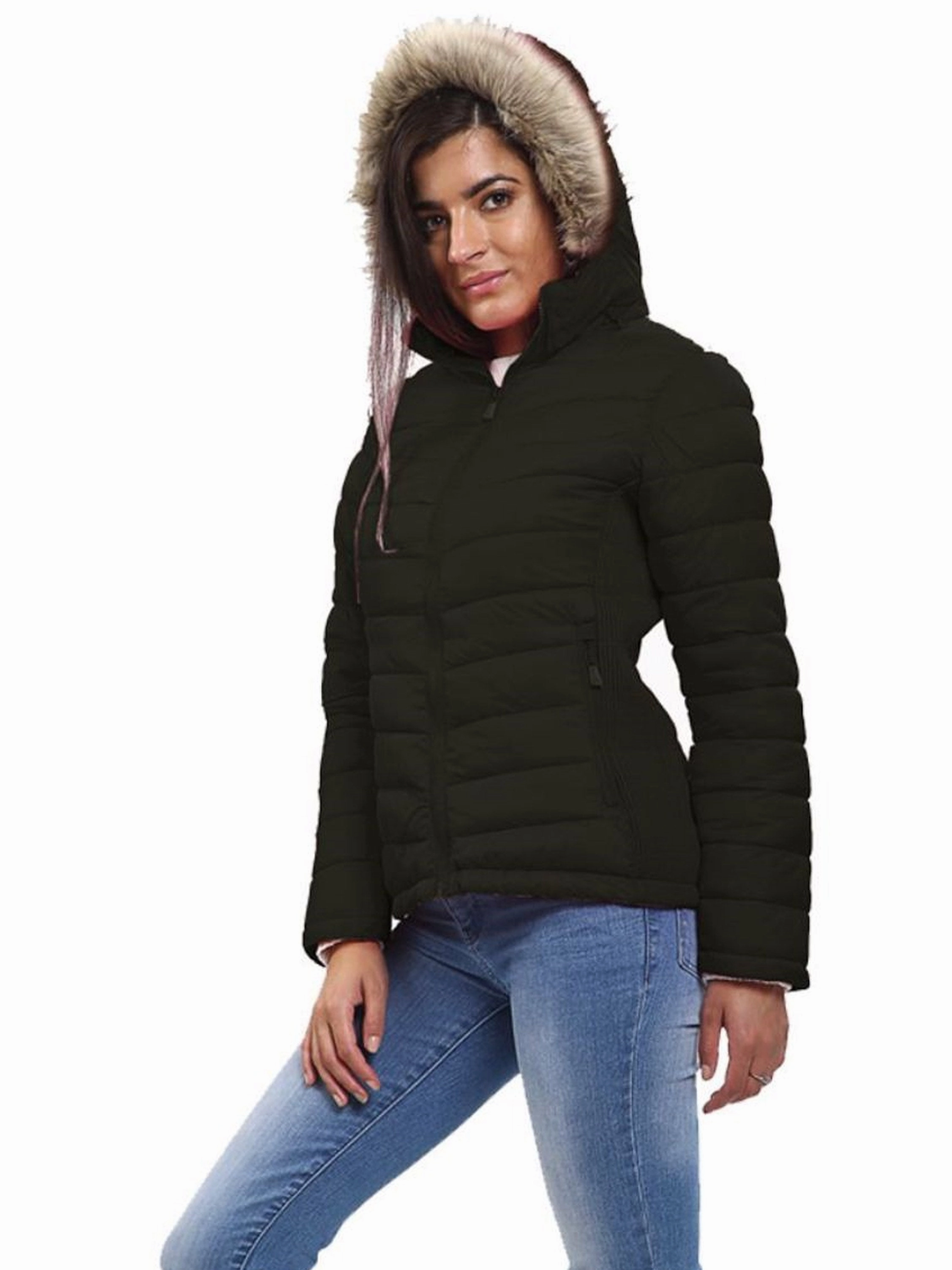 Purple Bracelet Kruze | Womens Hooded Puffer Jacket