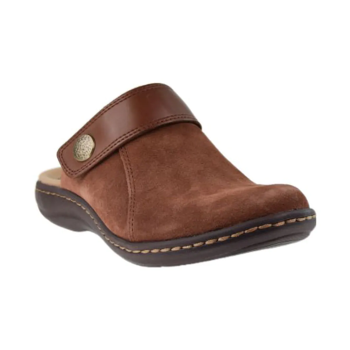 Clarks Laureann Strap Women's Shoes Dark Tan