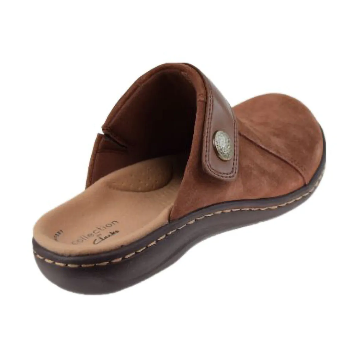 Clarks Laureann Strap Women's Shoes Dark Tan