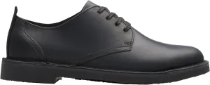 Clarks Men's Shepton Low, Black leather, 11.5 Men
