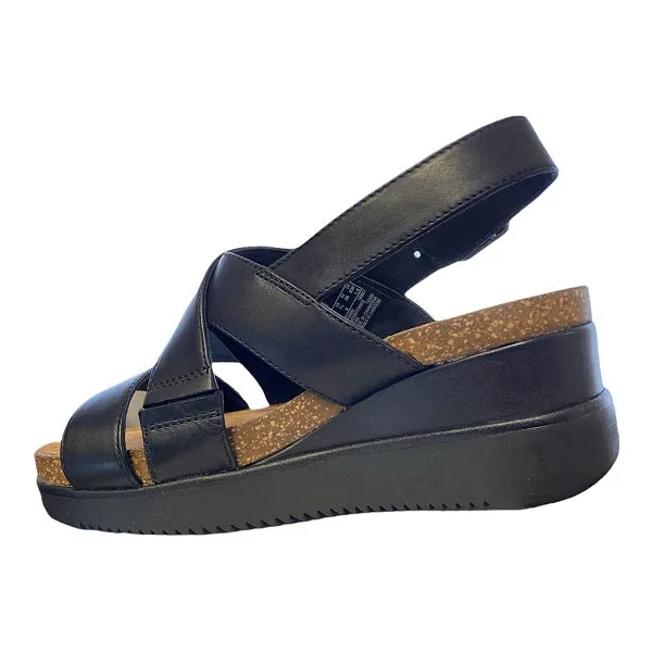 adjustable footwear Clarks Sandalo da donna Lizby Cross 152108 nero