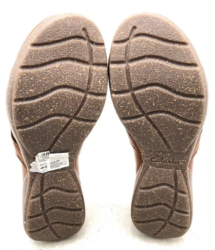 Clarks Women's Roseville Step 61416662 Brown Casual Mary Jane Shoes - Size 8M