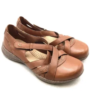 Clarks Women's Roseville Step 61416662 Brown Casual Mary Jane Shoes - Size 8M