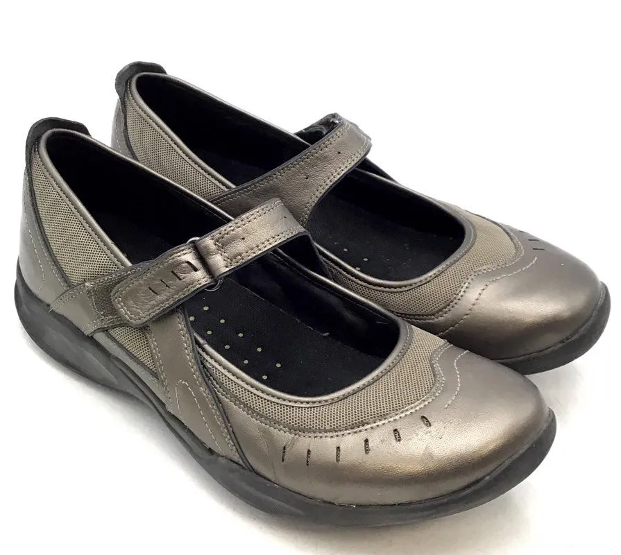 Clarks Women's Wave Cruise 87821 Pewter Casual Mary Jane Shoes - Size 10M