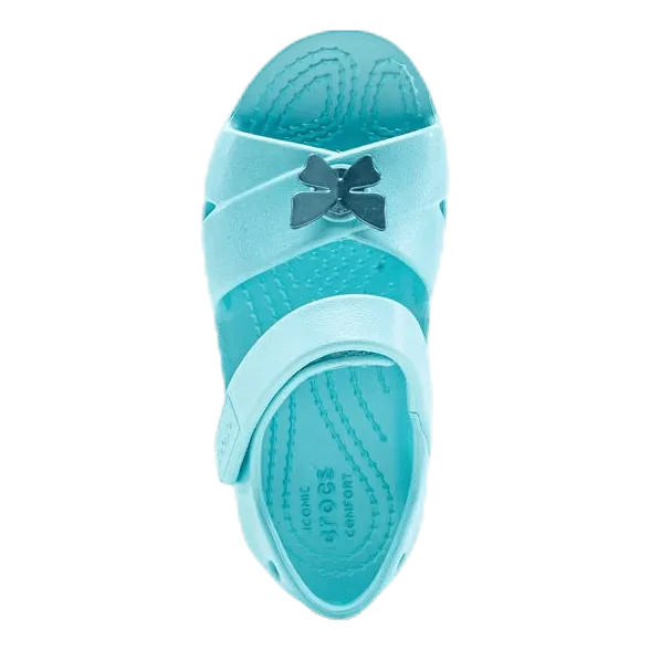 Classic Cross Strap Sandal Kids Blue