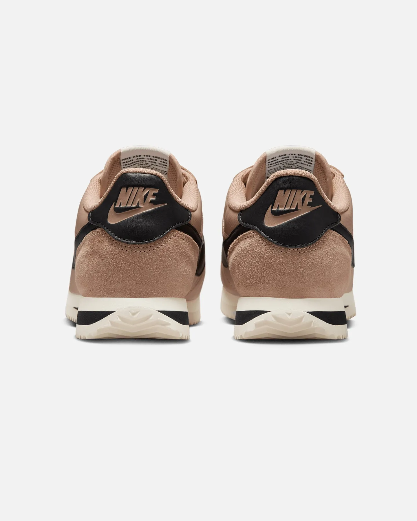 evening running footwear traction - grip shoes Nike Women's Cortez Desert/Black-Sail