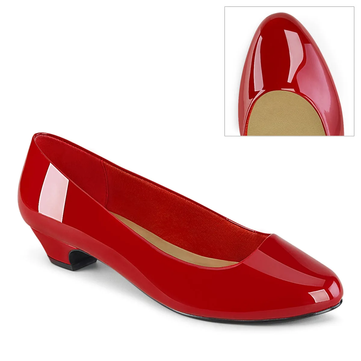 Classic Pump with 1.25-inch Block Heel GWEN-01