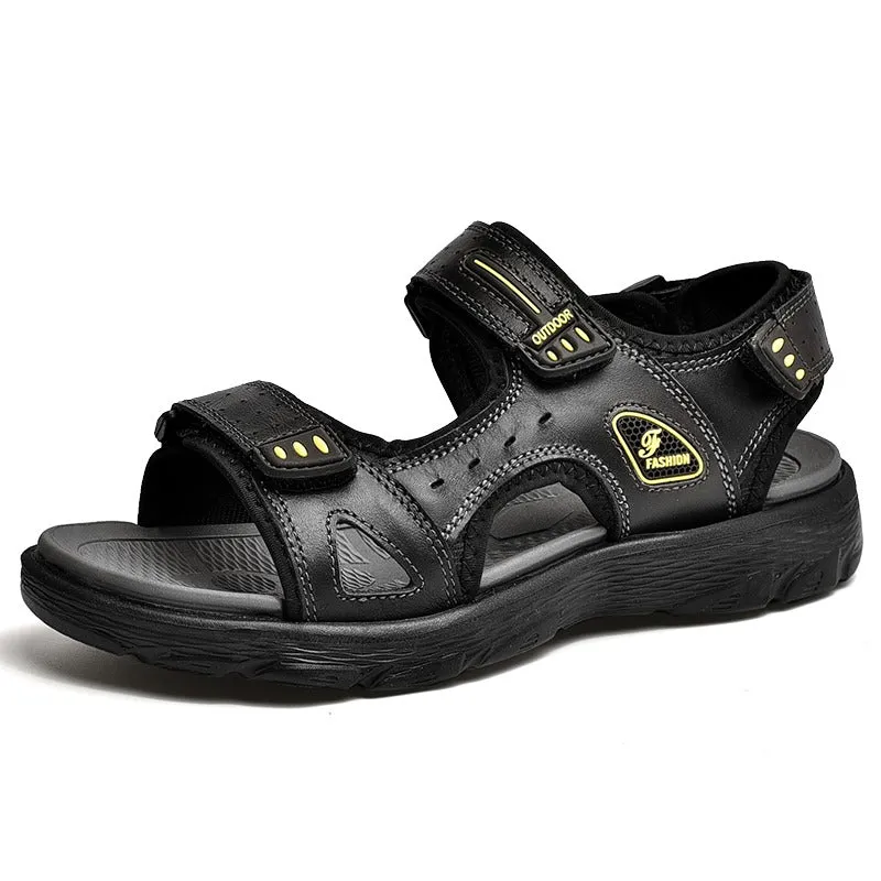 Classic Summer Men's Genuine Leather Sandals