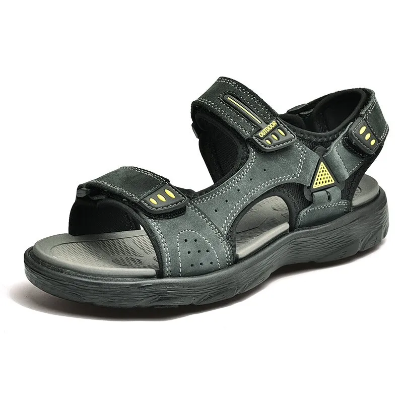 Classic Summer Men's Genuine Leather Sandals
