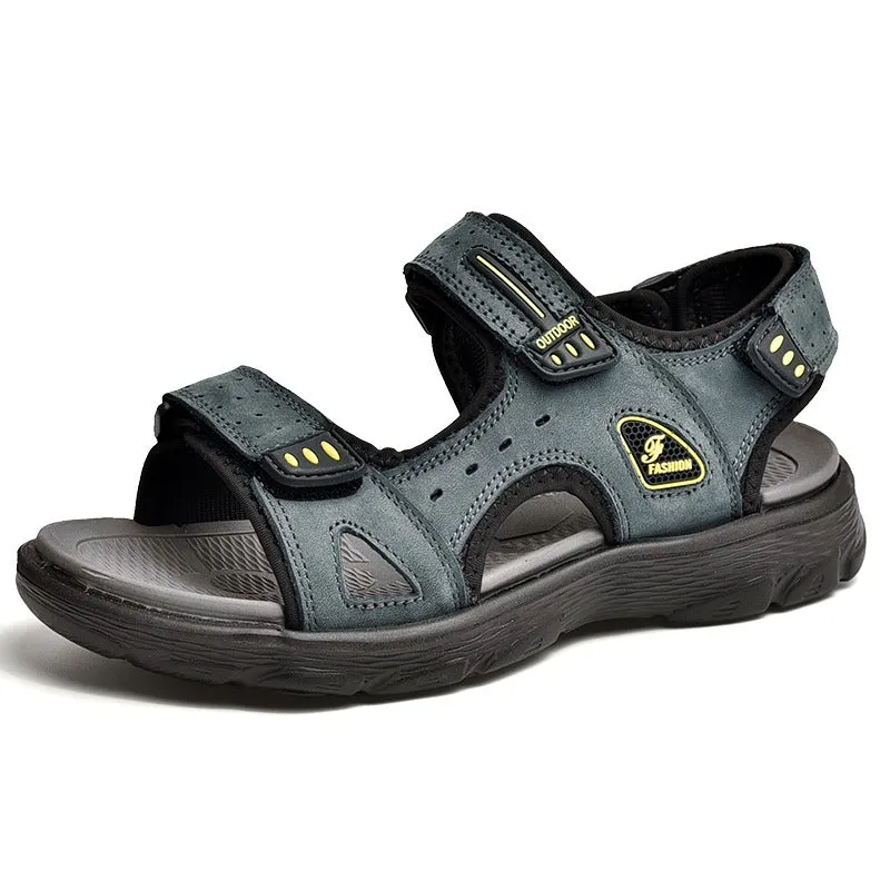Classic Summer Men's Genuine Leather Sandals