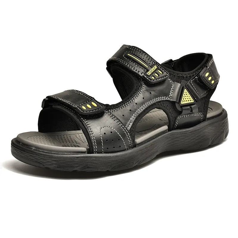 Classic Summer Men's Genuine Leather Sandals