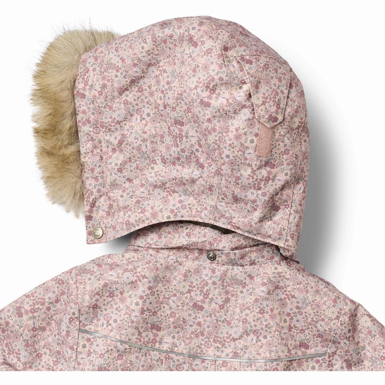 Wheat Rose Dust Flowers Jacket Mathilde Contoured Silhouette Travel Commuter Layer