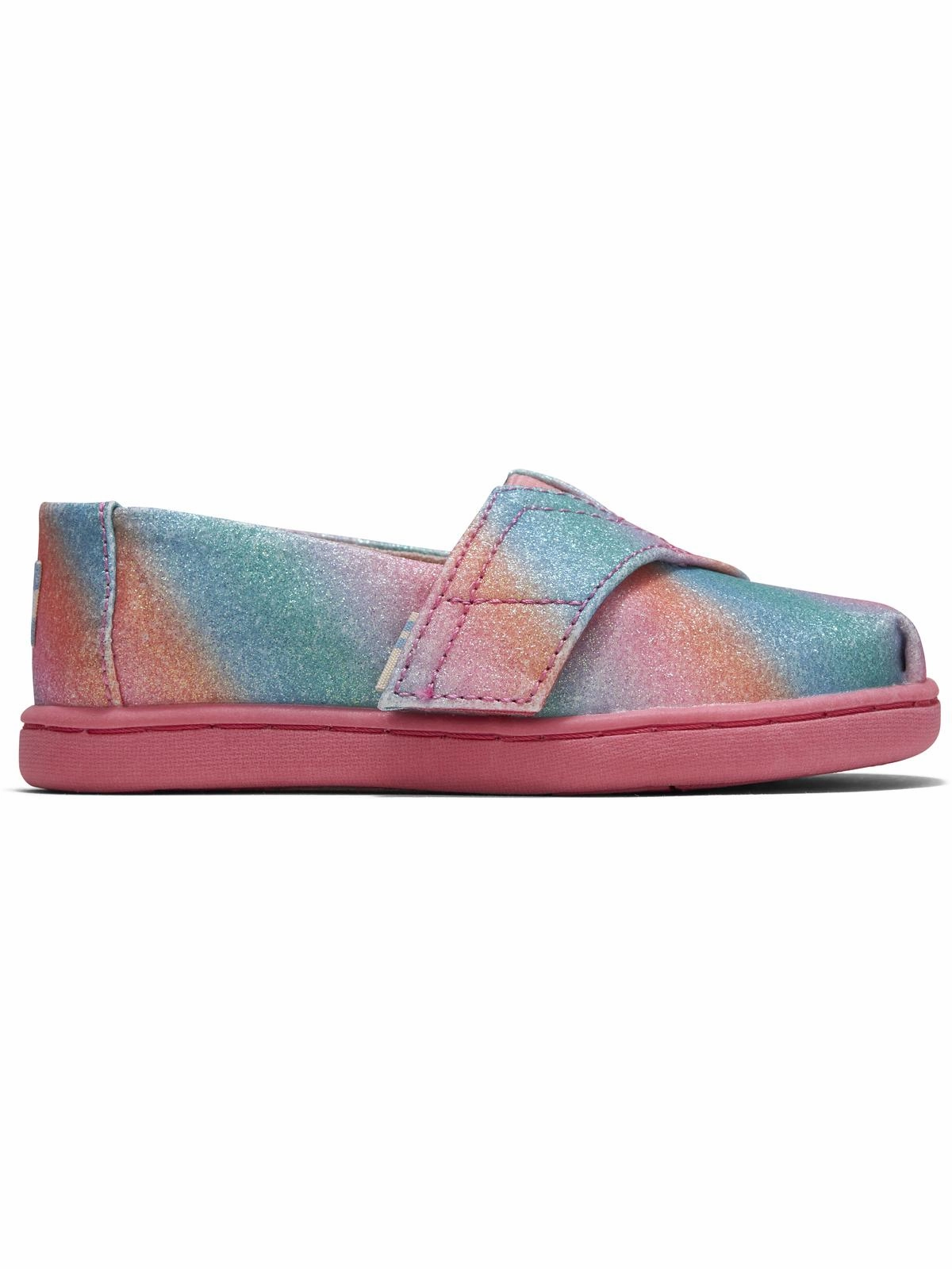 Cush Pad Classic Girls Slip On Glitter Loafers